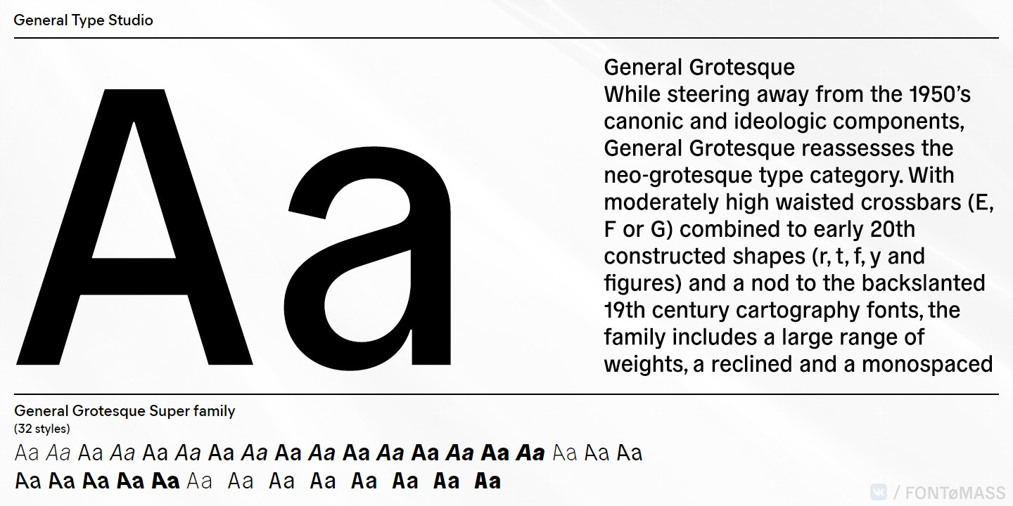 General Grotesque Font Free Download