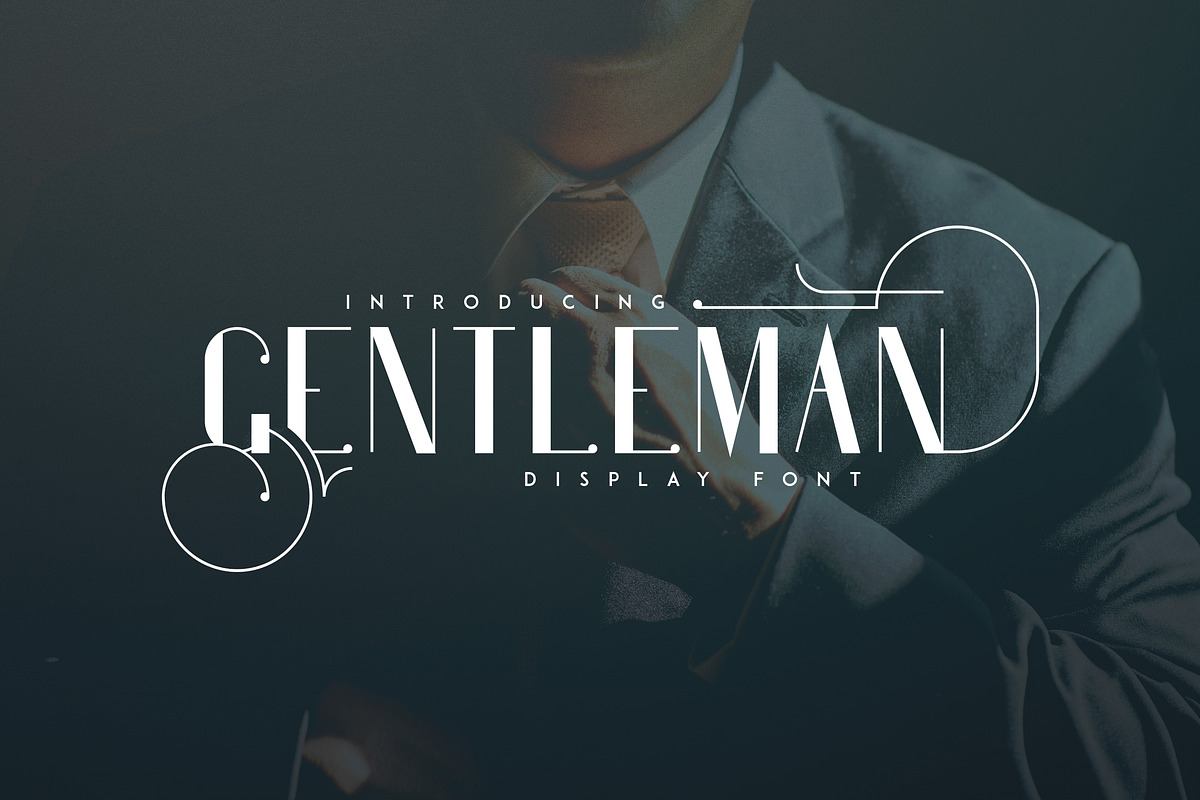 Gentleman font + 10 Logos Free Download Free Download