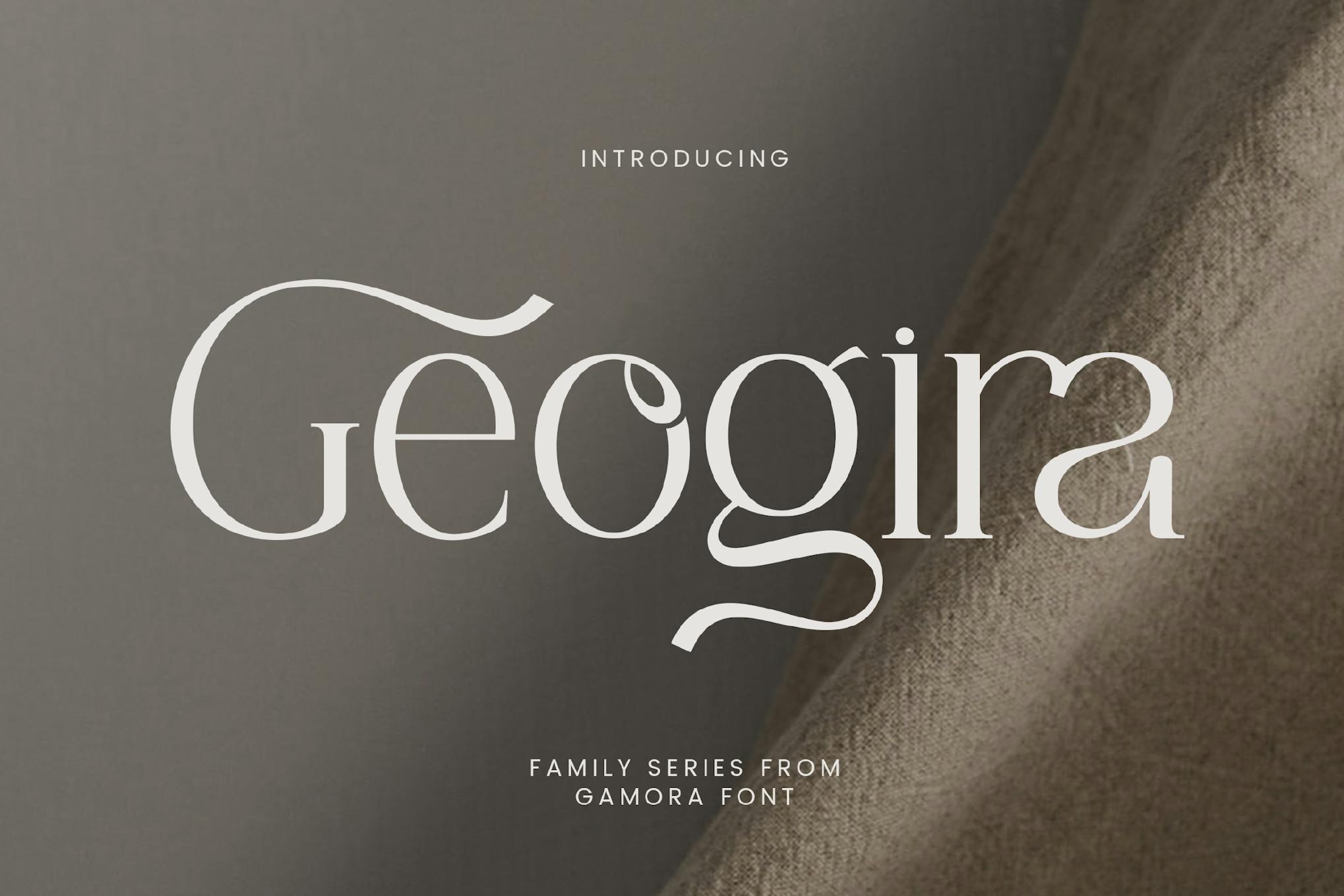 Geogira - Serif Font Family Free Download