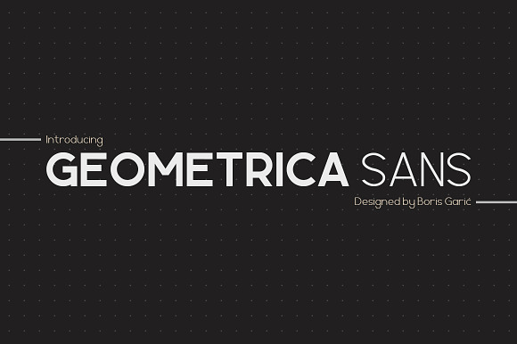 Geometrica Sans - Type Family Free Download