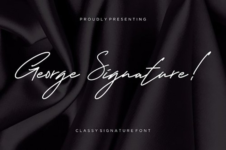 George Signature Font Free Download