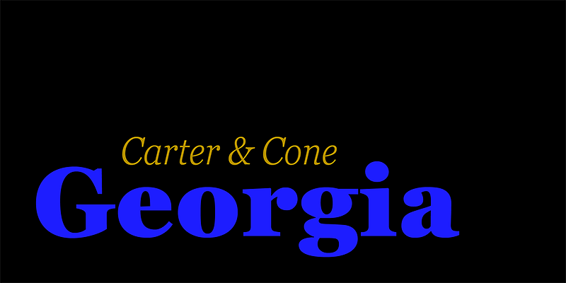 Georgia Pro Font Free Download