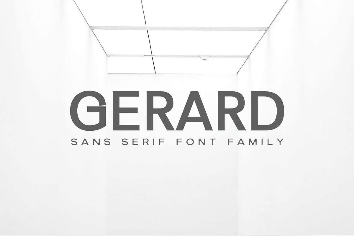 Gerard Sans Serif Font Family Free Download Free Download