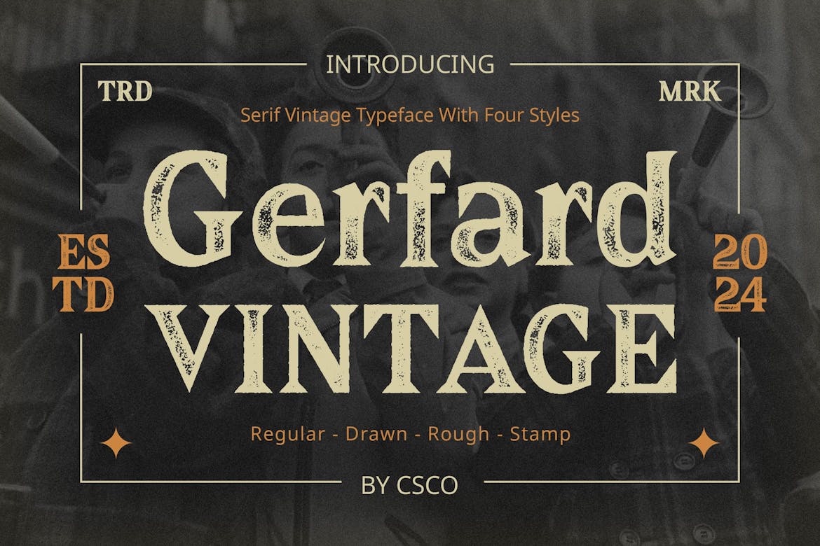 Gerfard Vintage Font Free Download