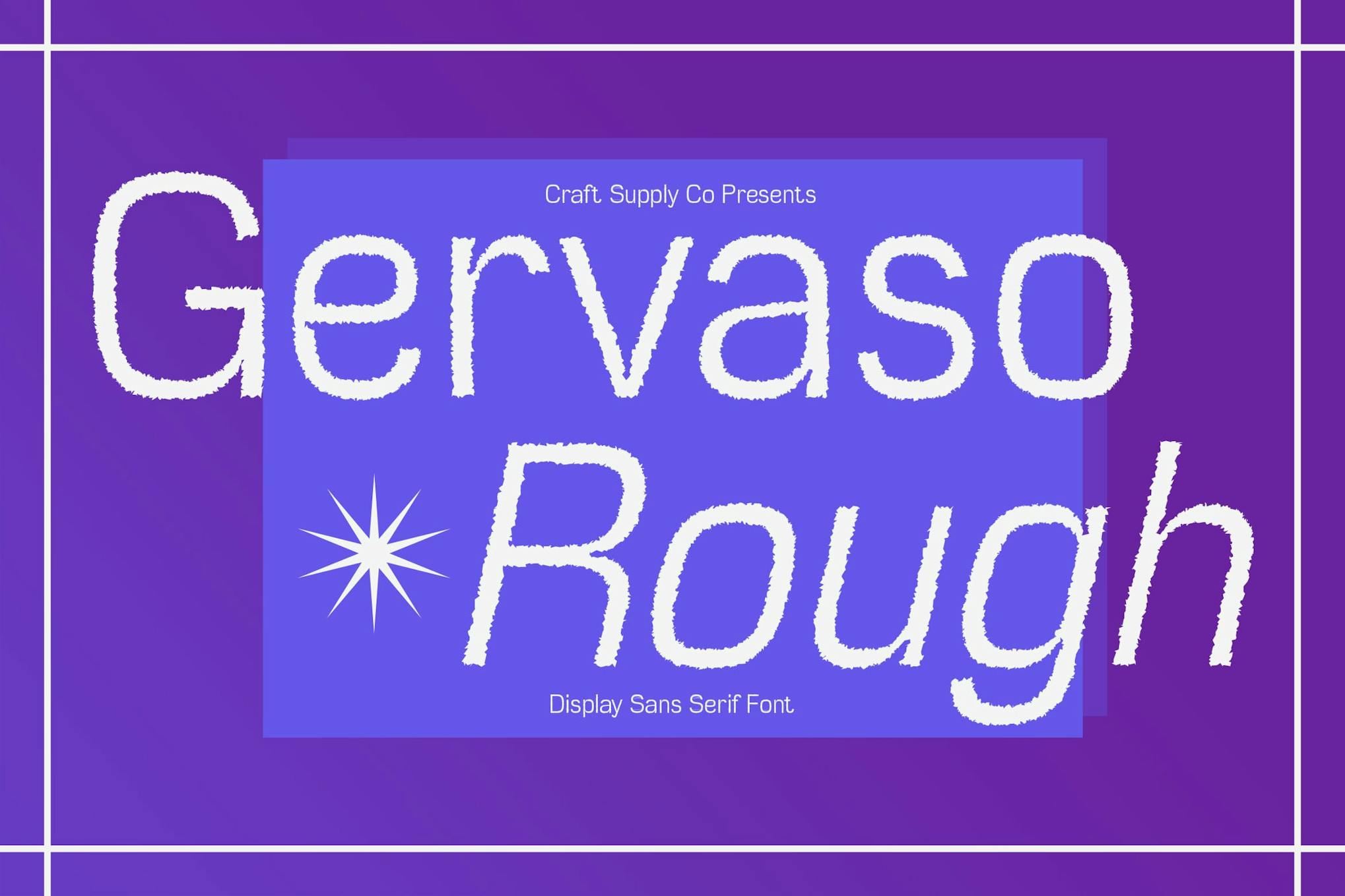 Gervaso Rough Font Free Download