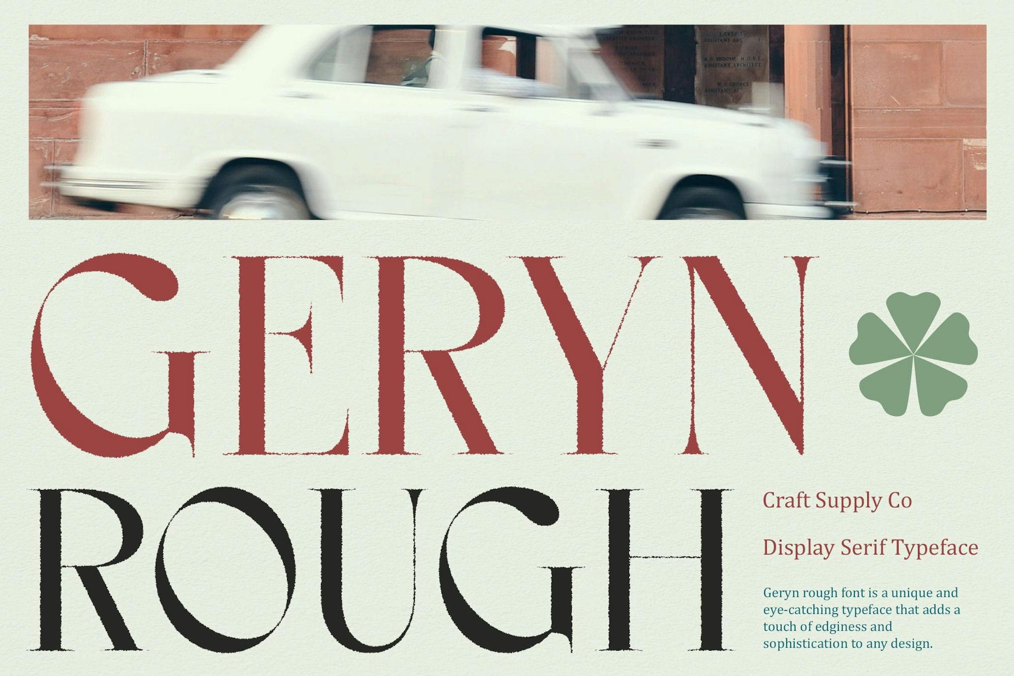 Geryn Rough Font Free Download