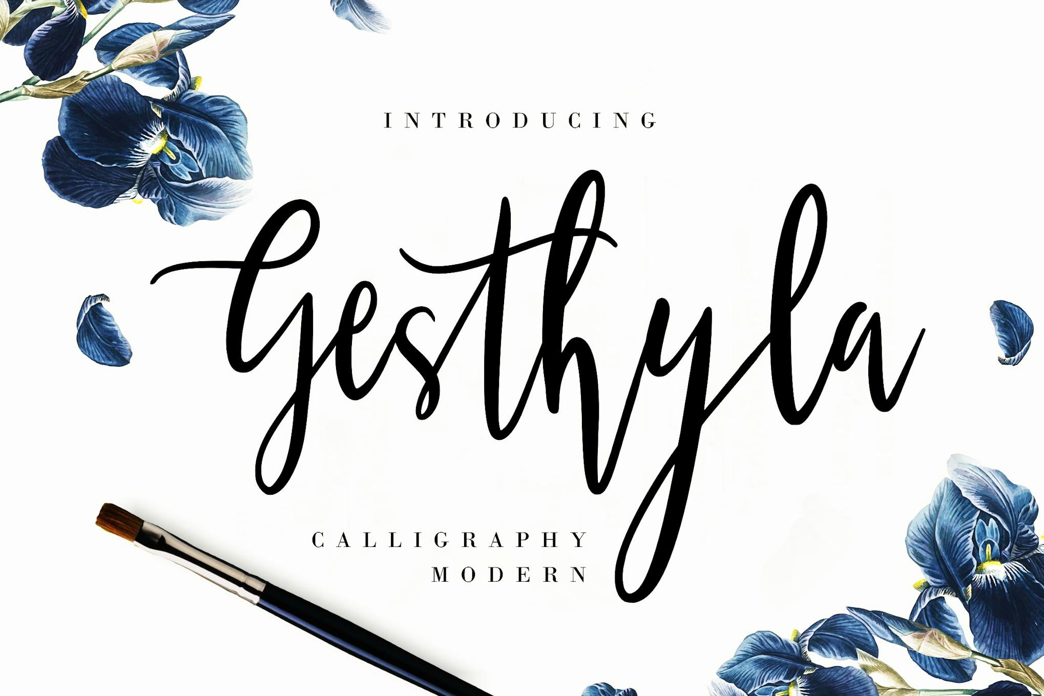 Gesthyla Calligraphy Wedding Font Free Download