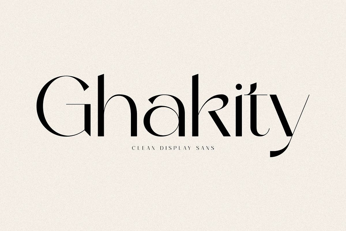 Ghakity Clean Display Sans Font Free Download Free Download