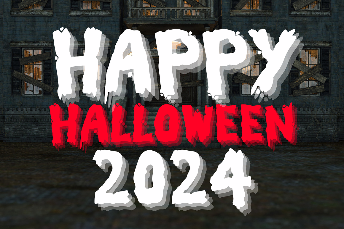 Ghost Mansion is a Halloween Font Free Download