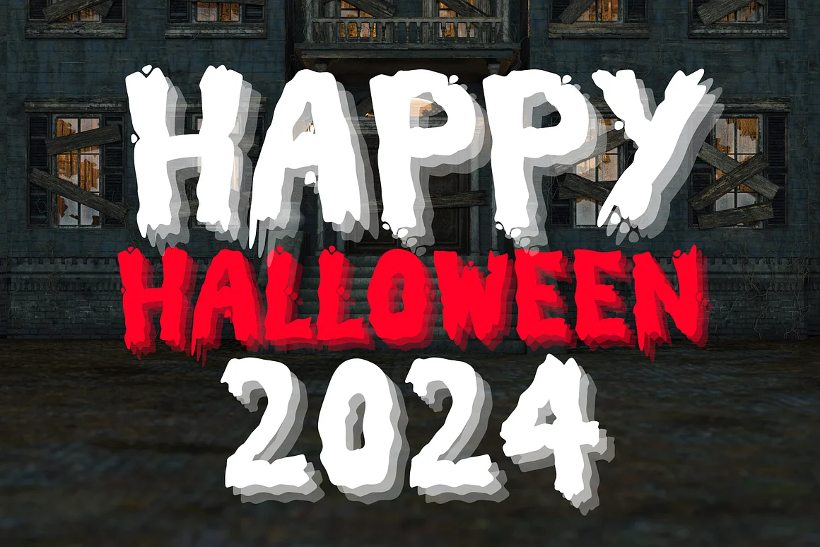 Ghost Mansion is a Halloween Font