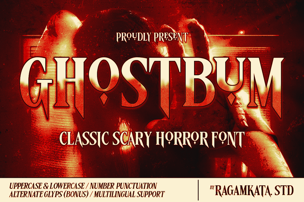 Ghostbum - Horror Font Free Download Free Download