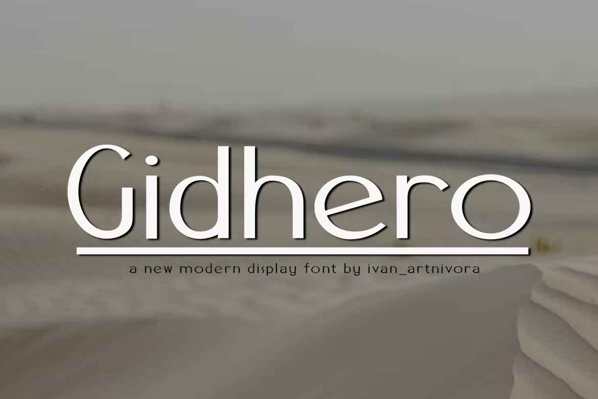 Gidhero Font Free Download