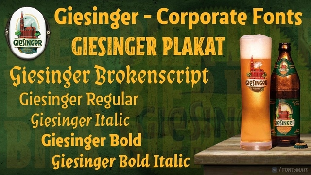 Giesinger - Corporate Fonts Free Download