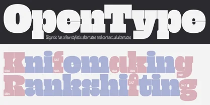 Gigantic Font