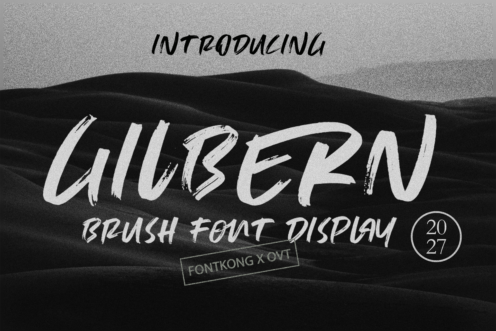 Gilbern - Brush Font Display Free Download