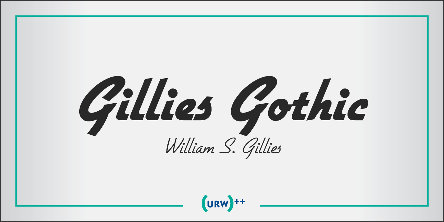 Gillies Gothic Free Download Free Download