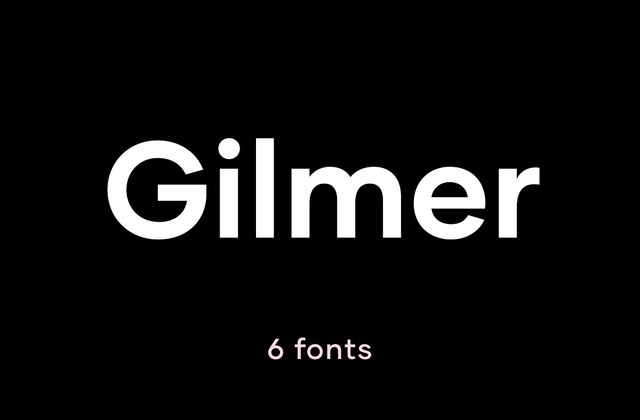 Gilmer – Geometric Sans Serif Font Free Download