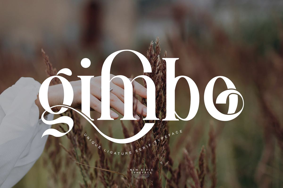 Gimbo Ligature Serif Typeface Free Download Free Download