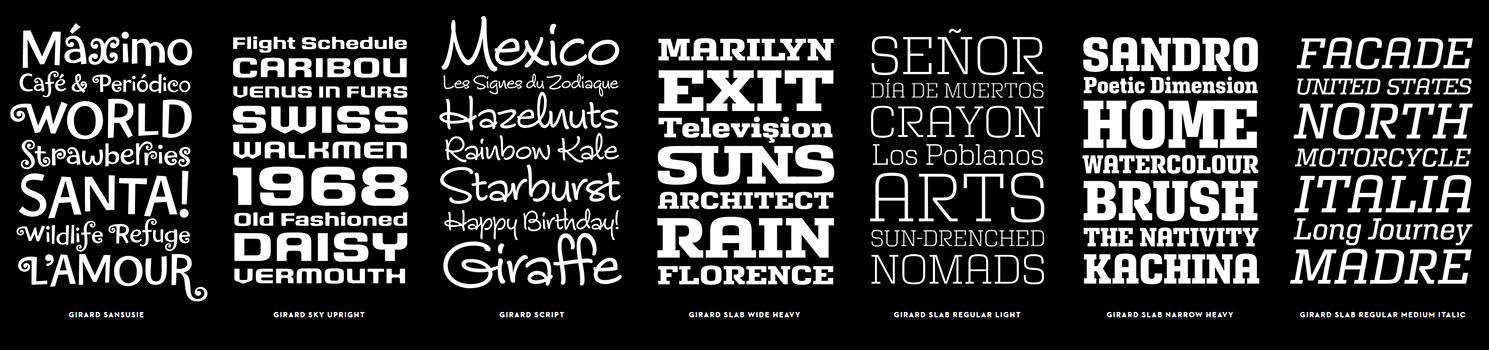 Girard Fonts Families Free Download