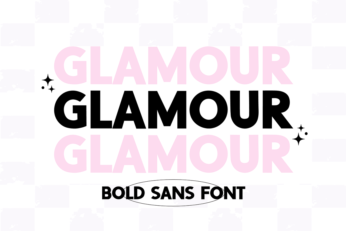 GLAMOUR Bold Classic Sans Serif Font Free Download Free Download