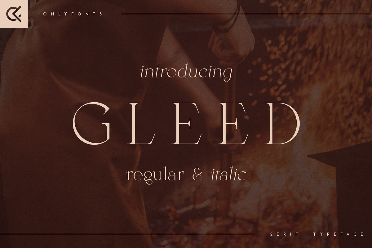 Gleed - minimal serif typeface Free Download Free Download