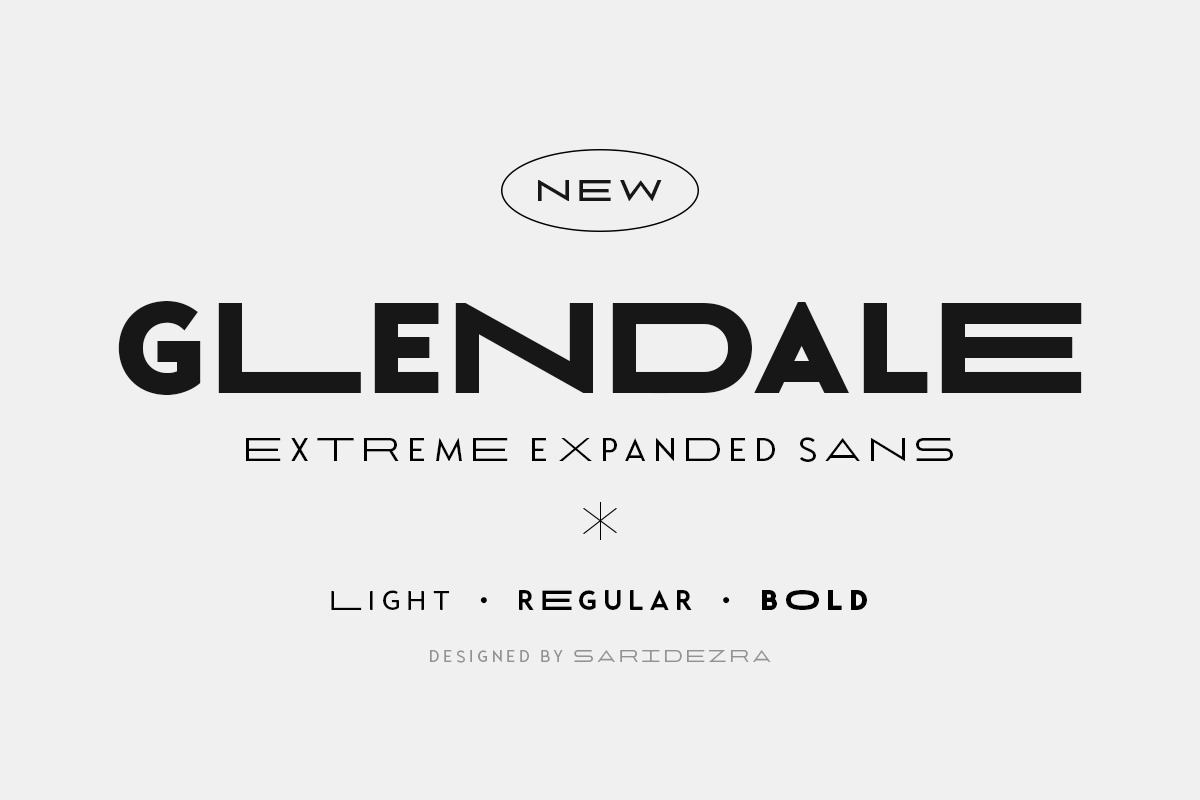 Glendale - Extreme Expanded Sans Free Download Free Download