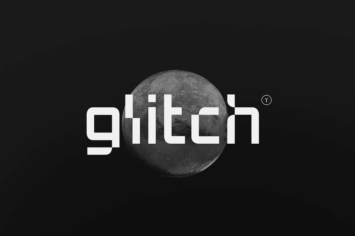 Glitch font - Pixelated Display Sans Free Download Free Download