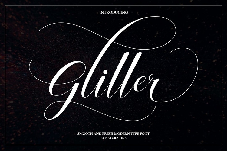 Glitter Script Font Free Download