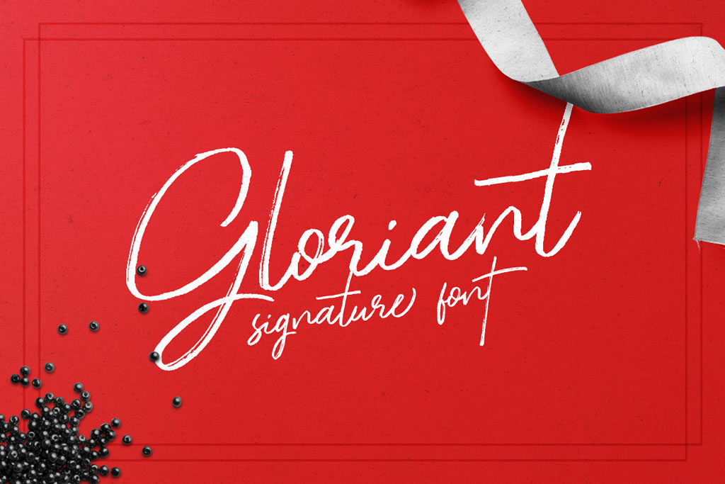 Gloriant Signature Script Font Free Download