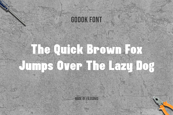 Godok | Bold Sans Serif Font Free Download