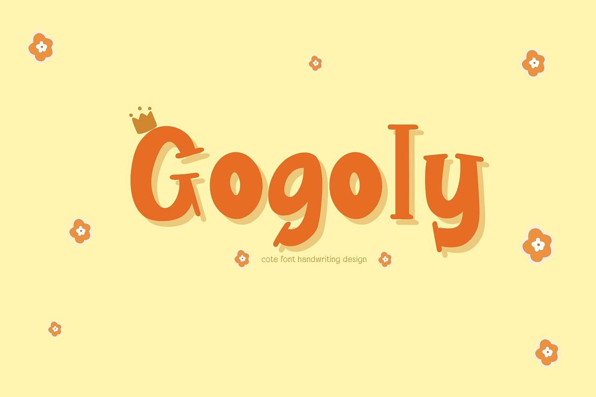 Gogoly font Free Download Free Download