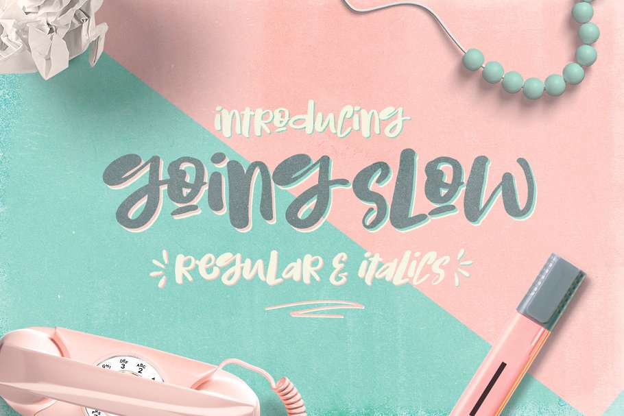 Going Slow Font Free Download