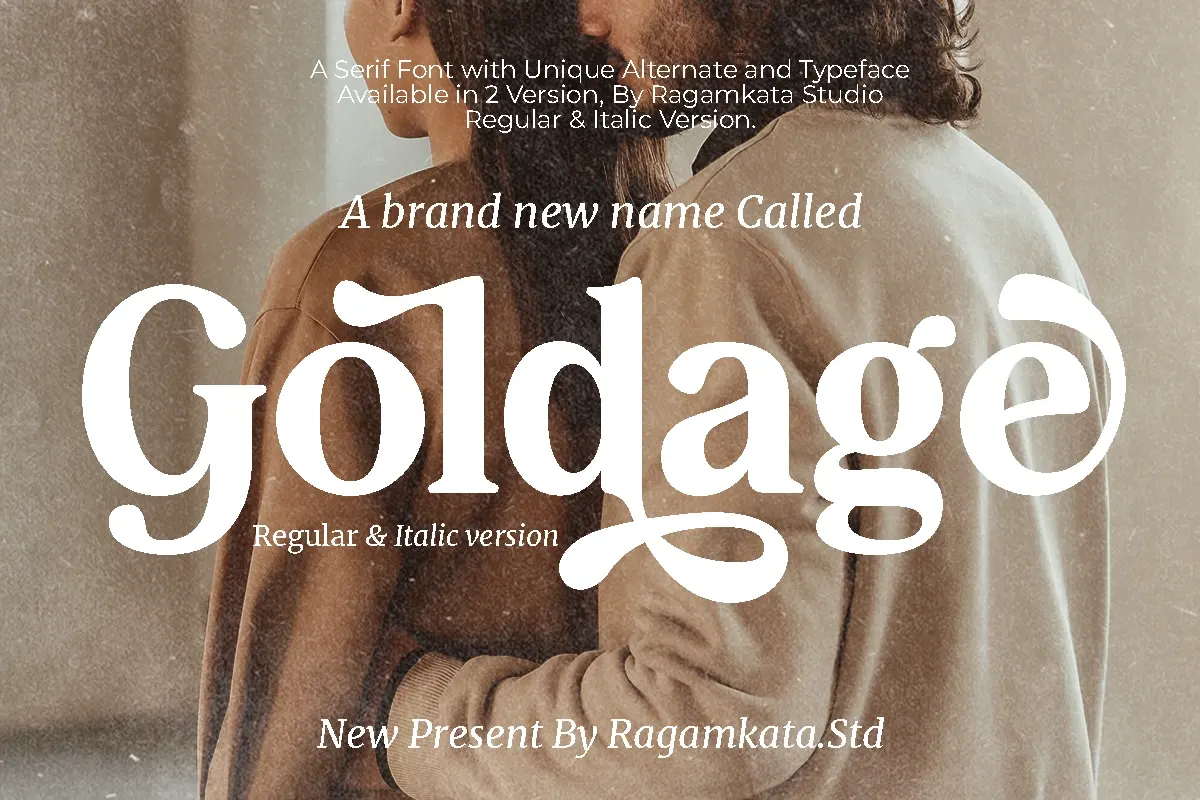 Goldage - Elegant Typeface Free Download Free Download