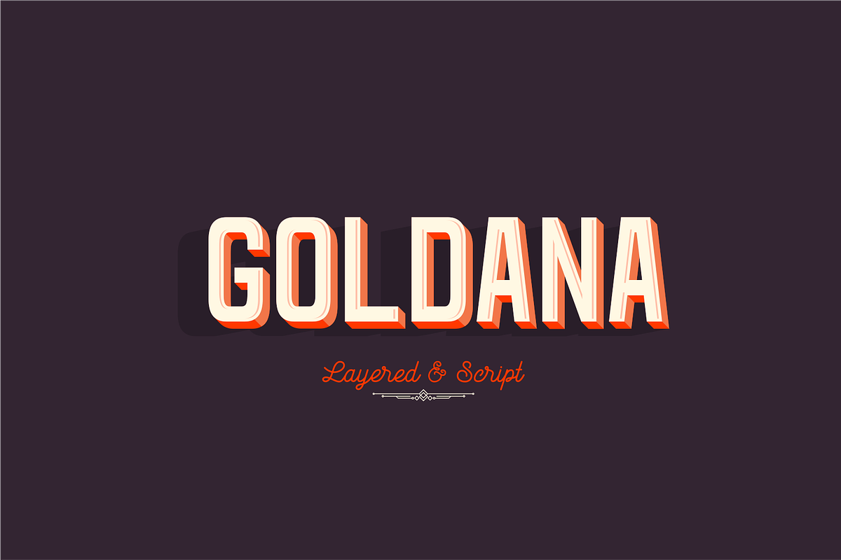 Goldana Fonts + extras Free Download Free Download