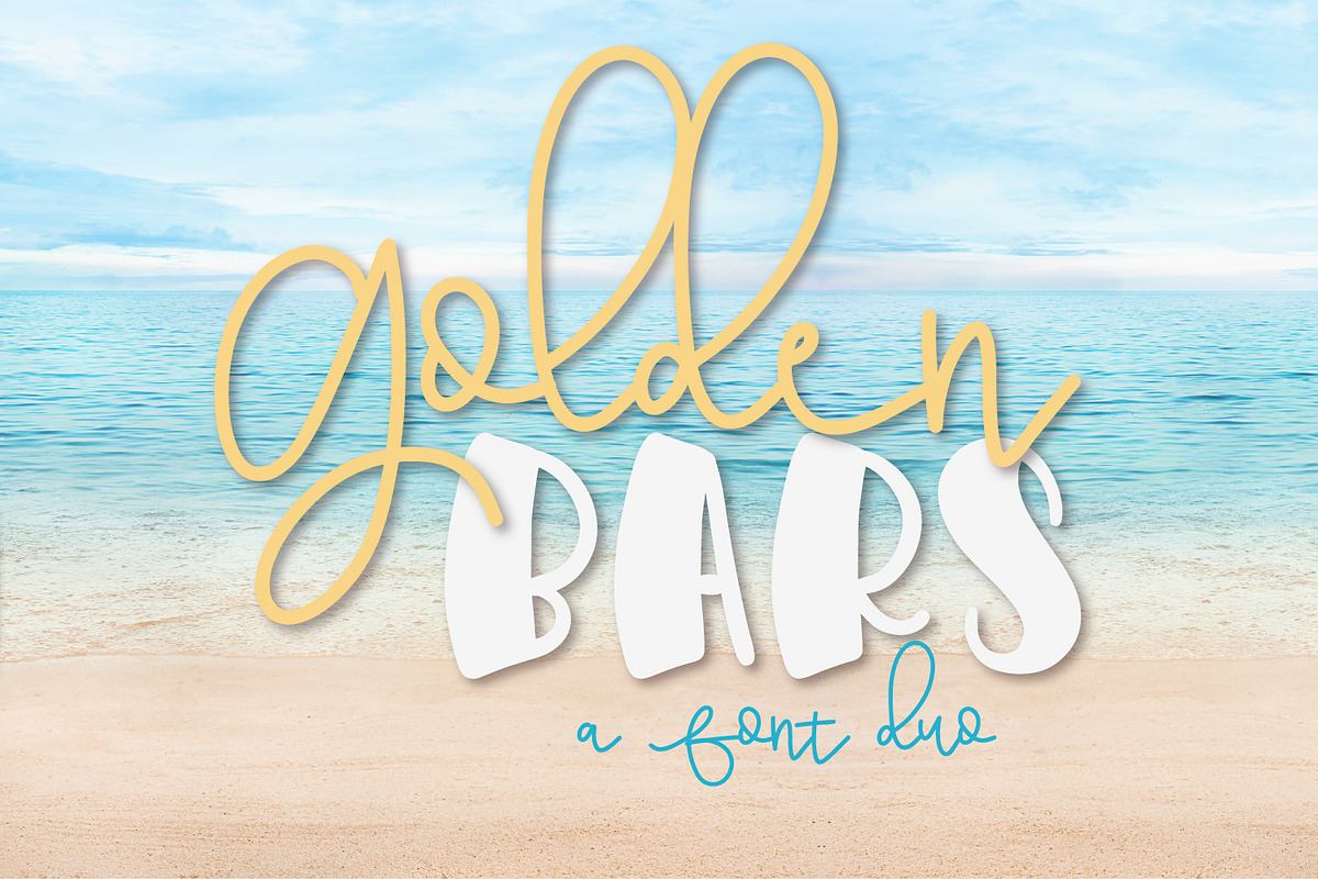 Golden Bars - A Font Pair Free Download Free Download