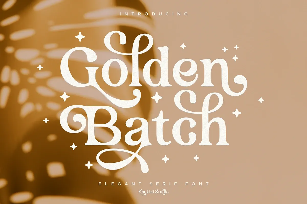 Golden Batch - Elegant Serif Font Free Download Free Download