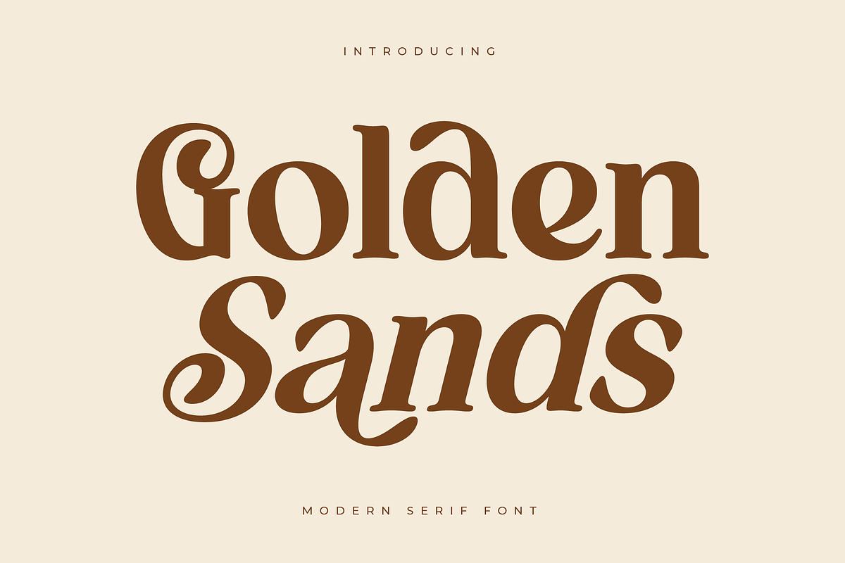 Golden Sands Modern Serif Font Free Download Free Download