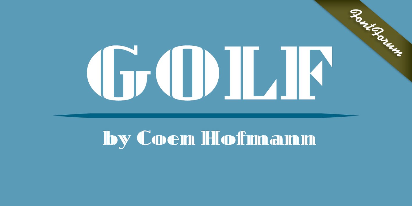 Golf Font Free Download