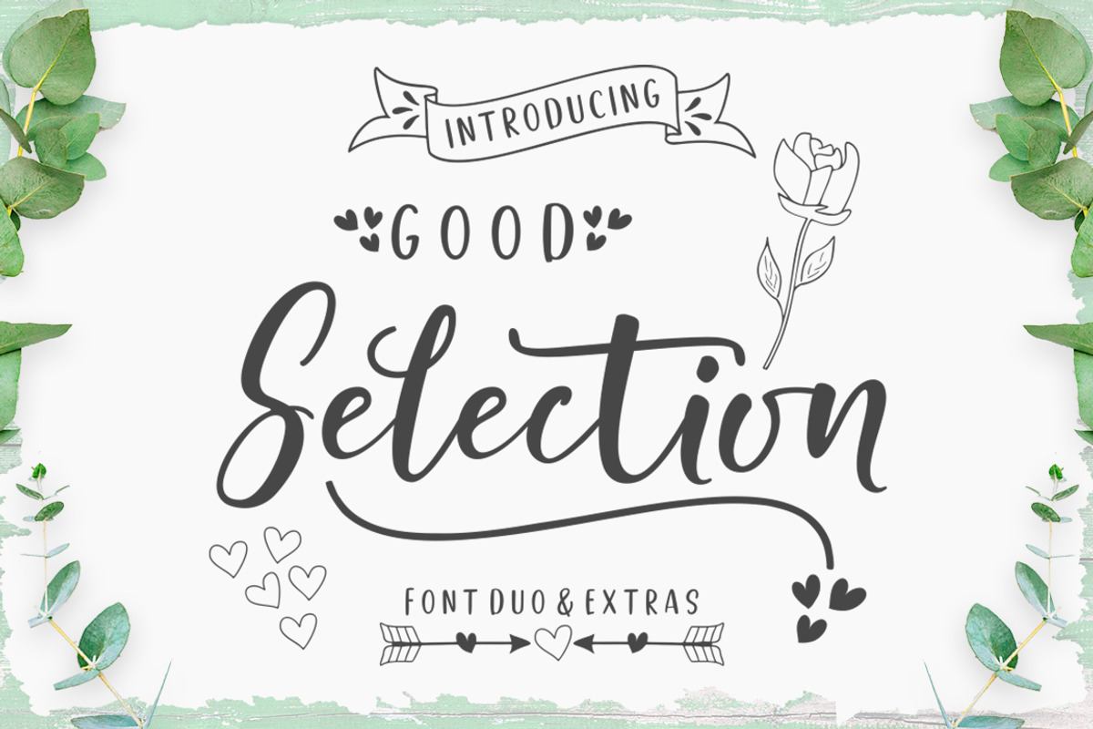 Good Selection Font Duo & Extras Free Download Free Download