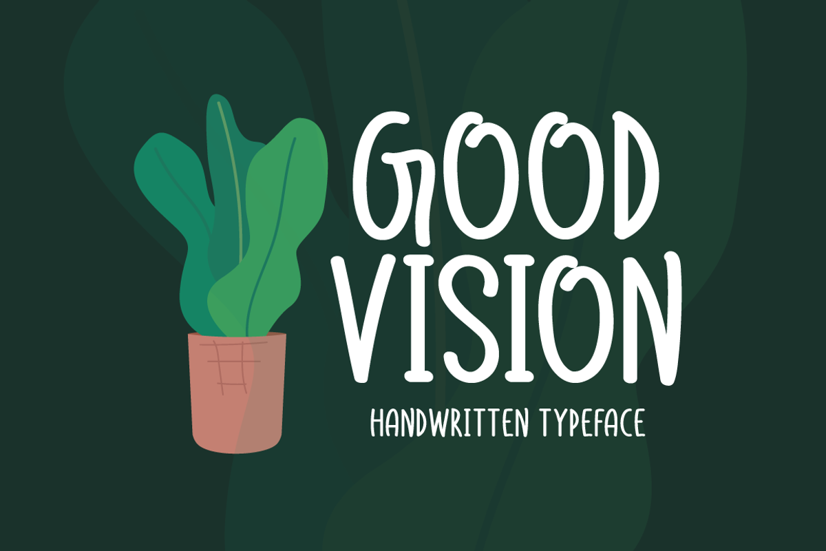 Good Vision Typeface Free Download Free Download