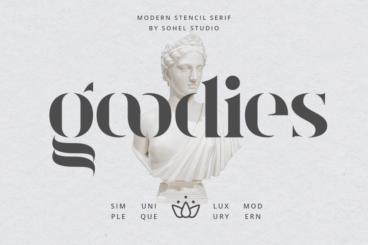 Goodies - Elegant Logotype Font Free Download Free Download