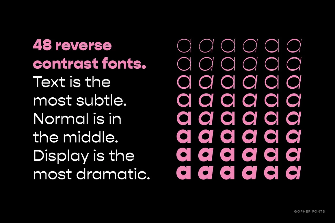 Gopher Complete Font Family