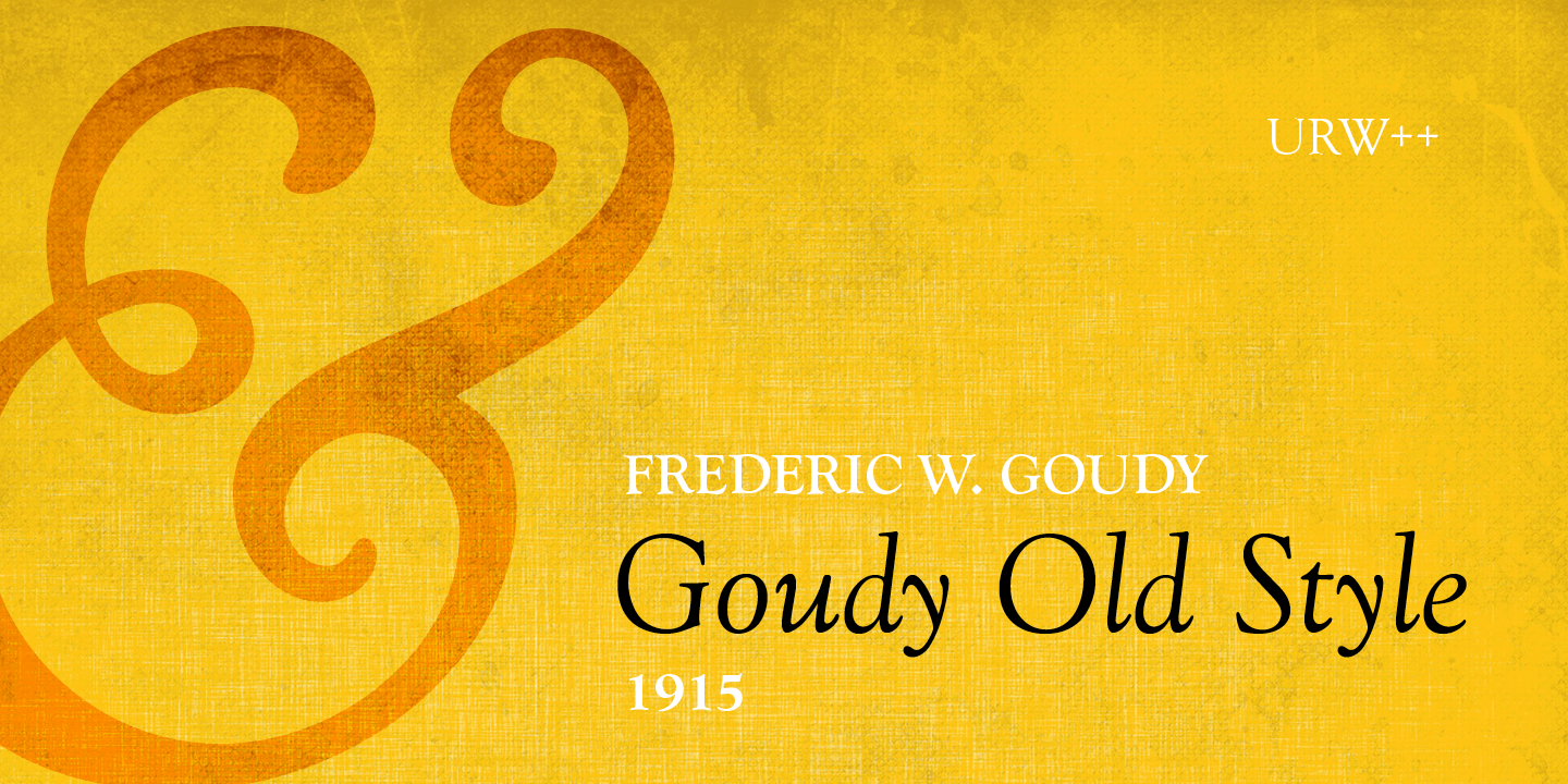 Goudy Old Style Free Download Free Download