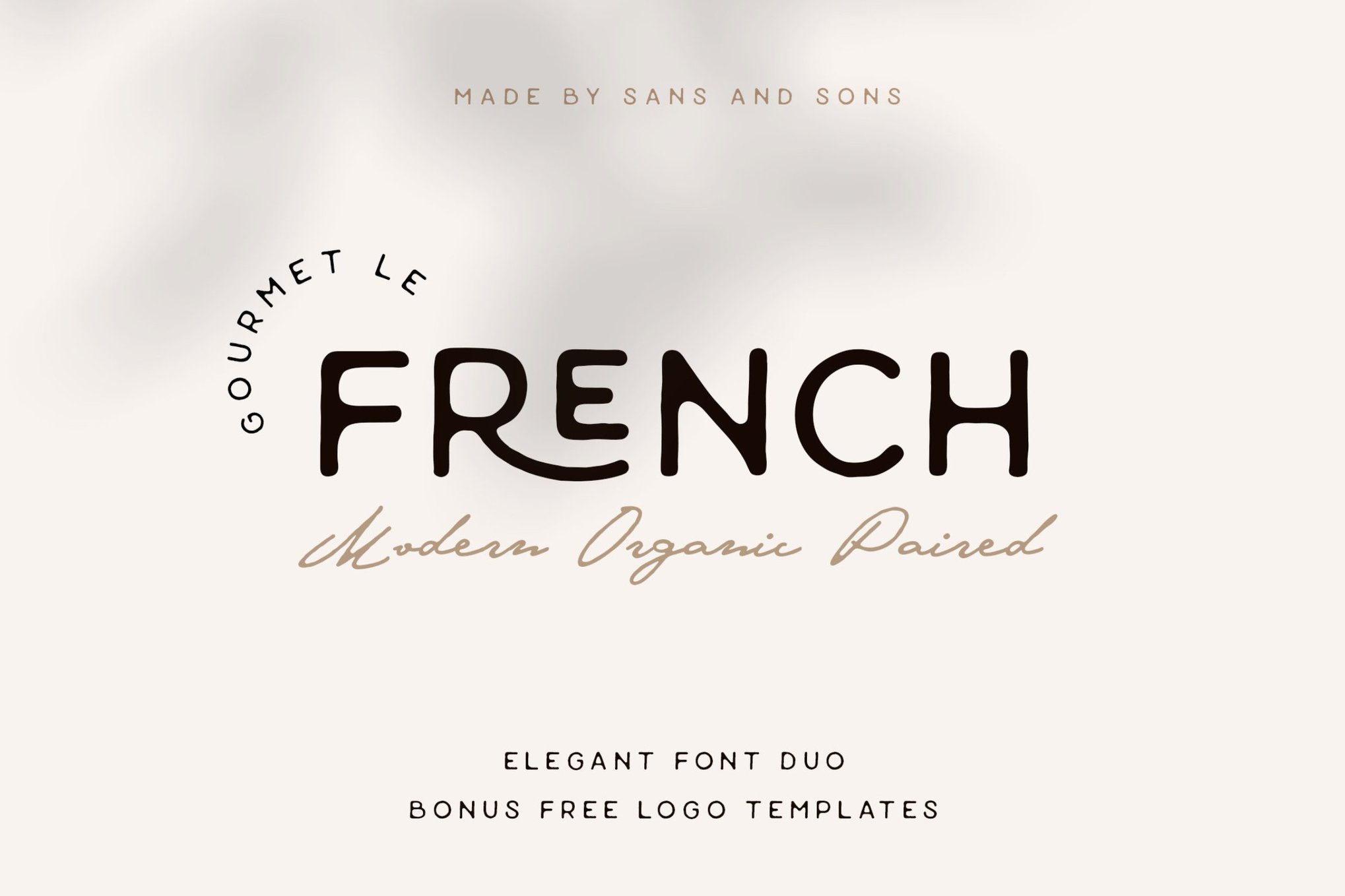 Gourmet Le French Modern Duo Font Free Download