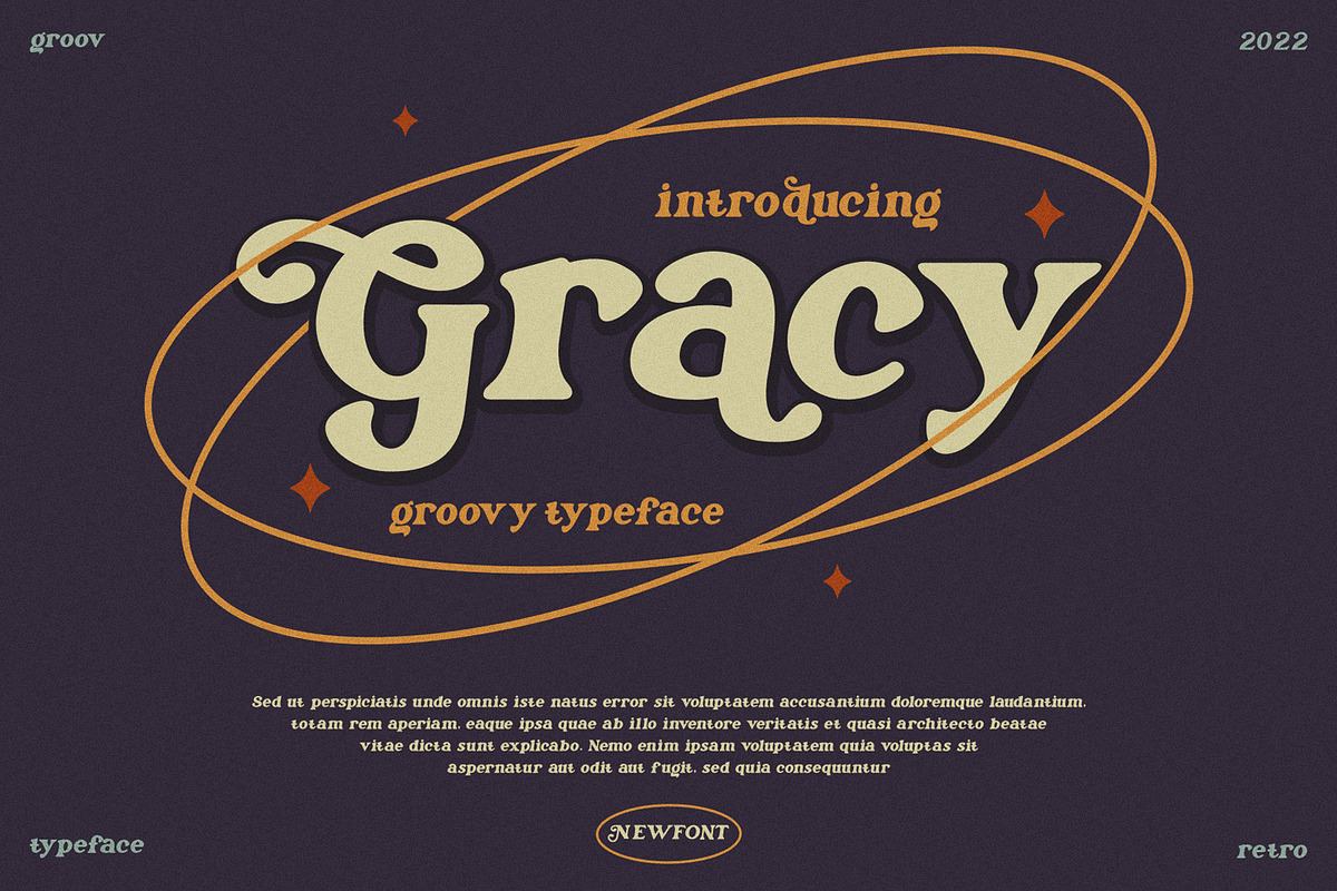 Gracy - Groovy Typeface Free Download Free Download