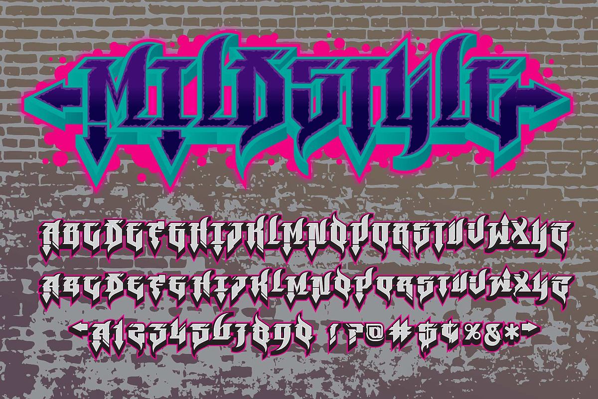 Graffiti Fonts | MildStyle Free Download Free Download