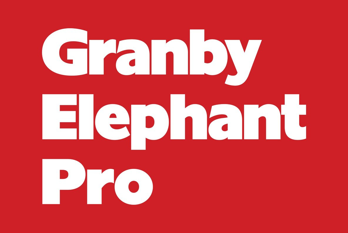 Granby Elephant Pro Font Free Download