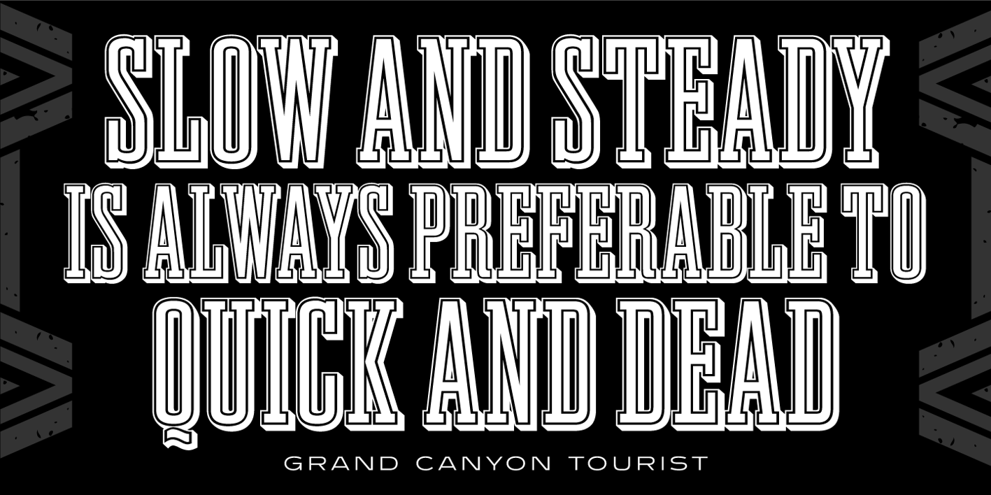 Grand Canyon Font Free Download