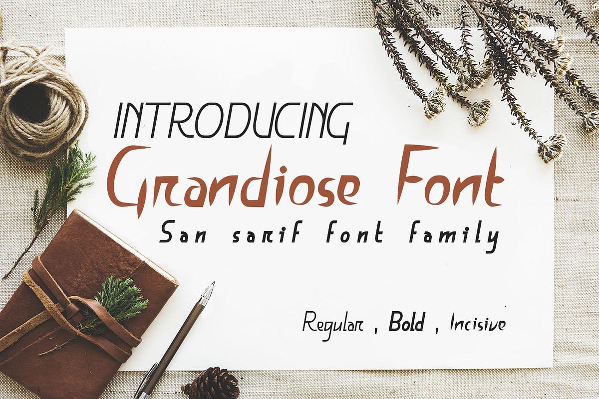 Grandiose Font Free Download Free Download