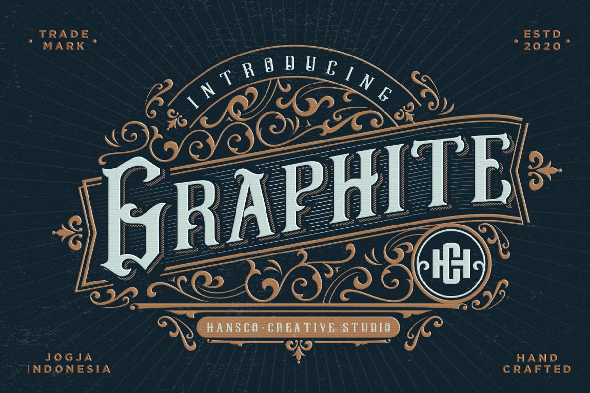 Graphite - Vintage Decorative Font Free Download Free Download